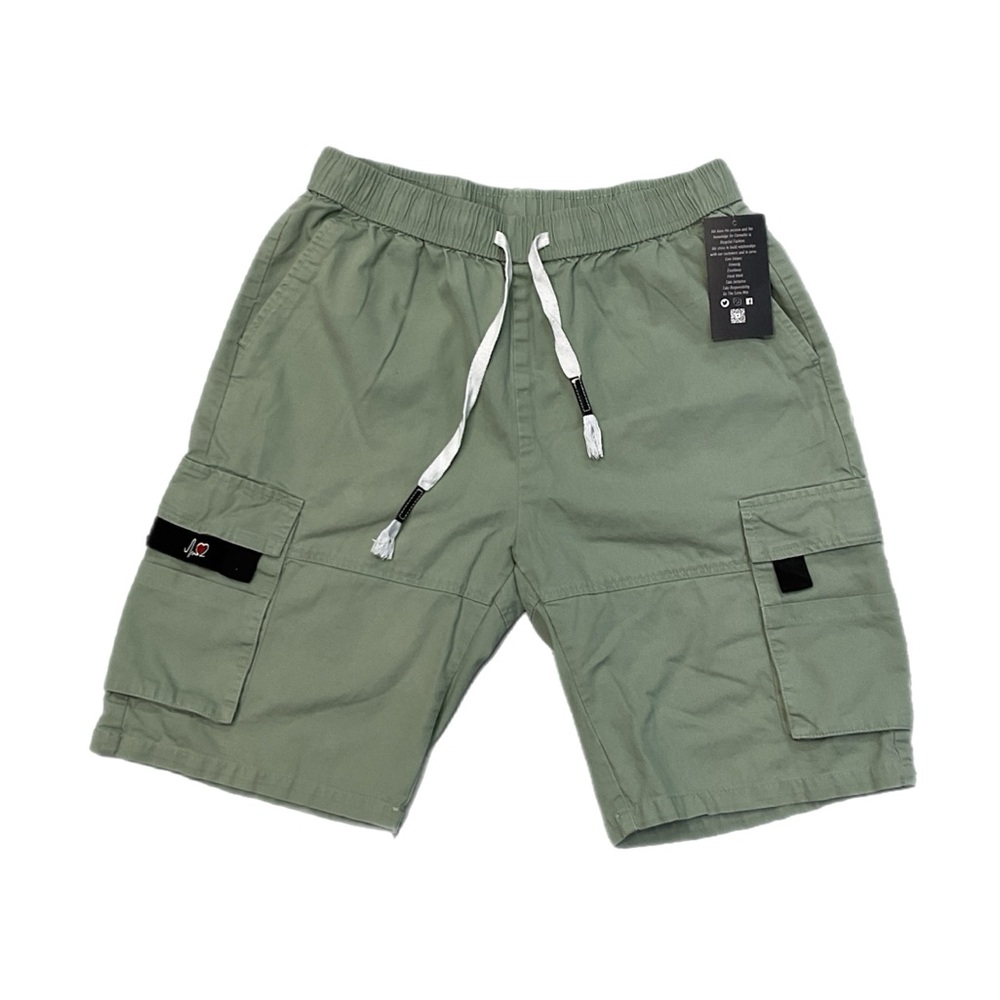 Thousand Miles Olive Athletic Shorts